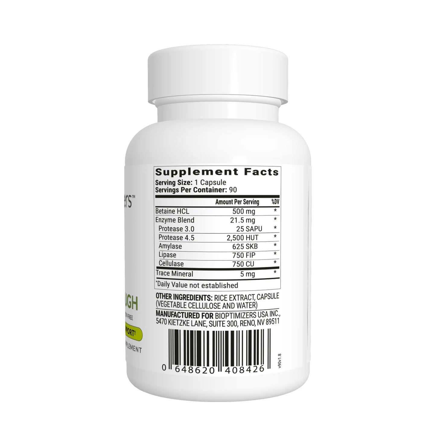 Bioptimizers HCL Brekthrough
